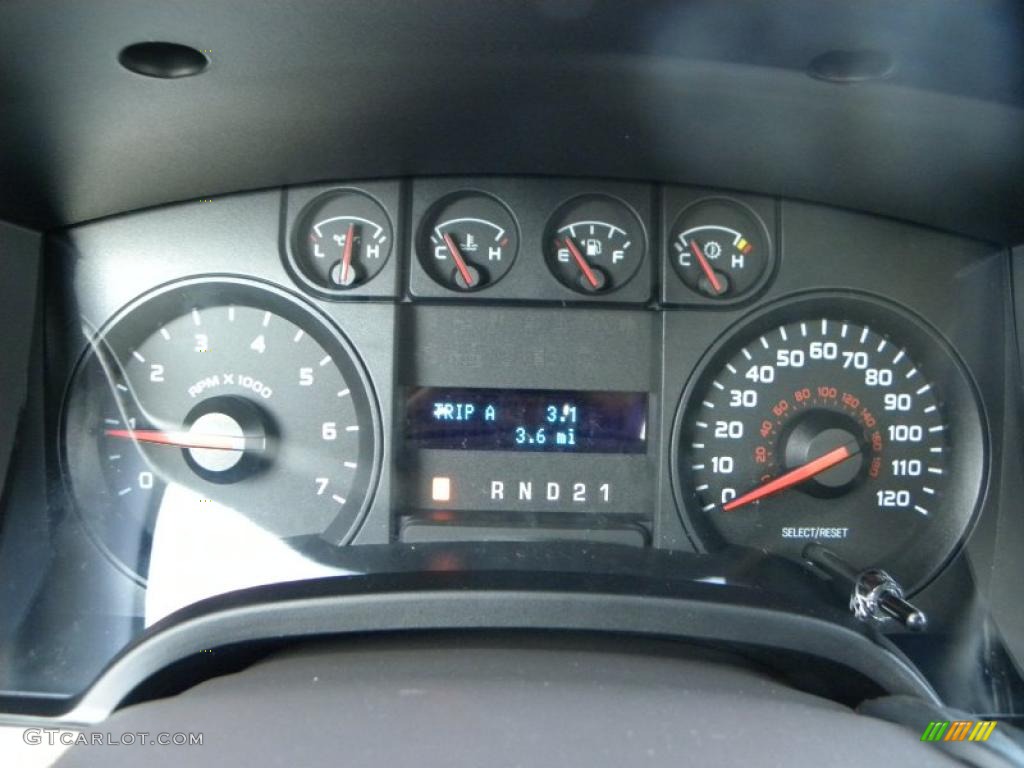 2010 Ford F150 XL Regular Cab Gauges Photo #39061475