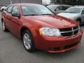 2008 Sunburst Orange Pearl Dodge Avenger SXT  photo #19