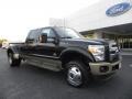 Tuxedo Black - F350 Super Duty Lariat Crew Cab 4x4 Dually Photo No. 28