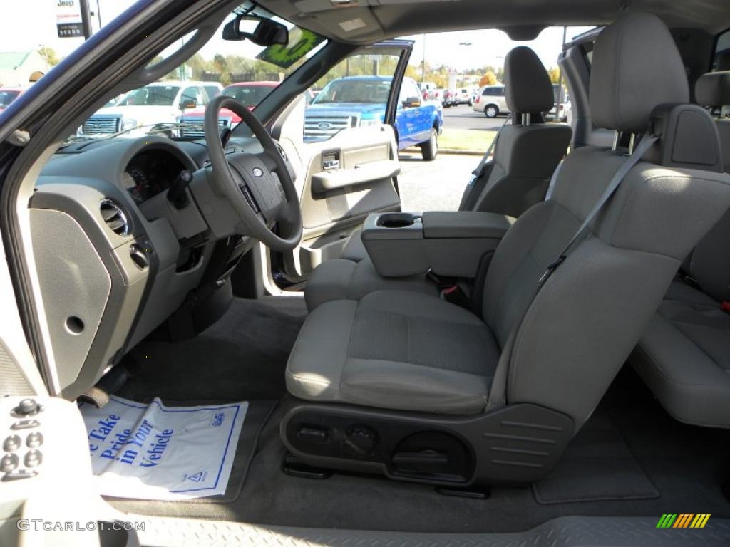 2004 F150 XLT SuperCab - True Blue Metallic / Dark Flint photo #8