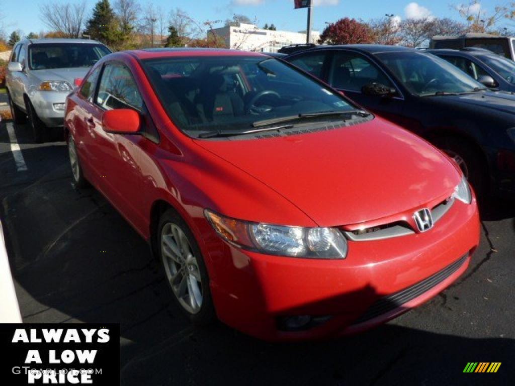 2006 Civic Si Coupe - Rallye Red / Black photo #1