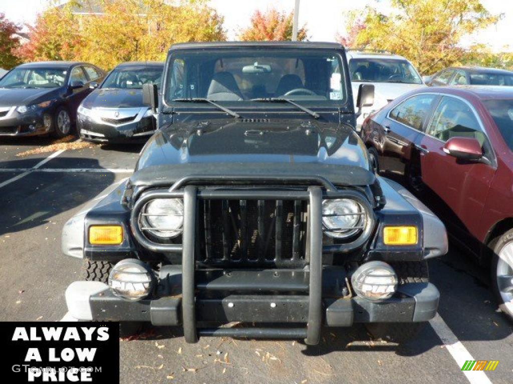 2002 Wrangler X 4x4 - Black / Agate Black photo #2