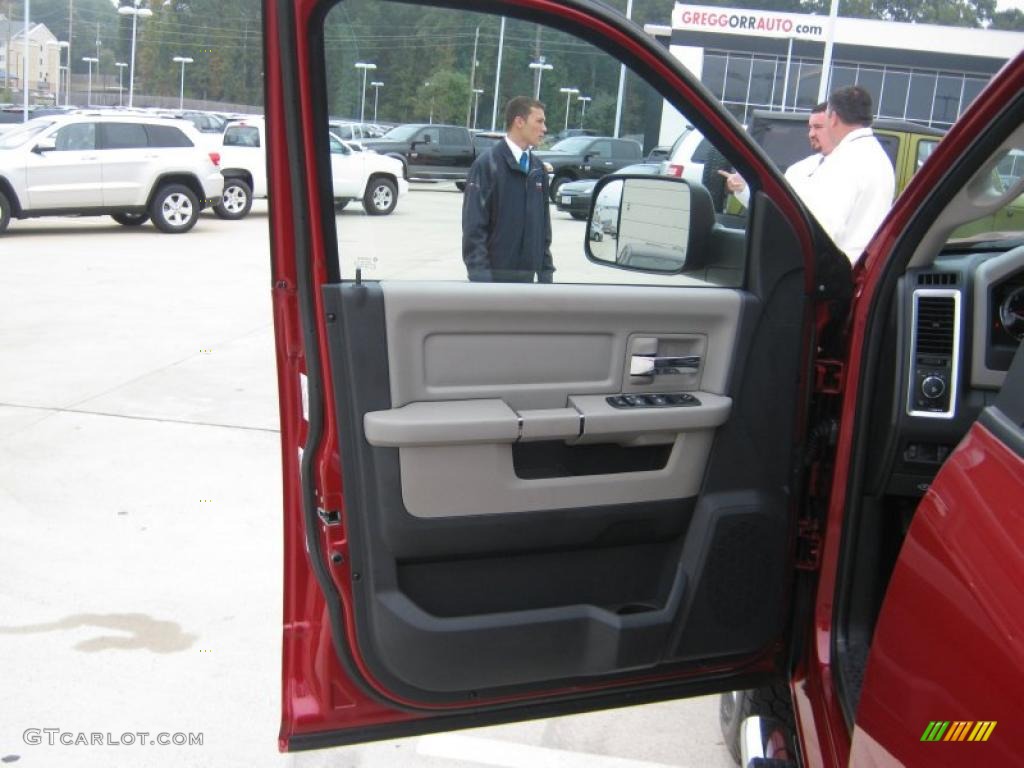 2010 Dodge Ram 2500 Big Horn Edition Mega Cab 4x4 Dark Slate/Medium Graystone Door Panel Photo #39063238