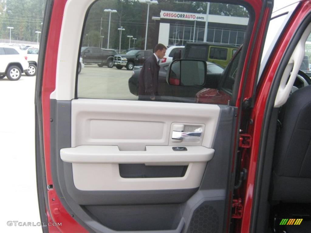 2010 Dodge Ram 2500 Big Horn Edition Mega Cab 4x4 Dark Slate/Medium Graystone Door Panel Photo #39063267