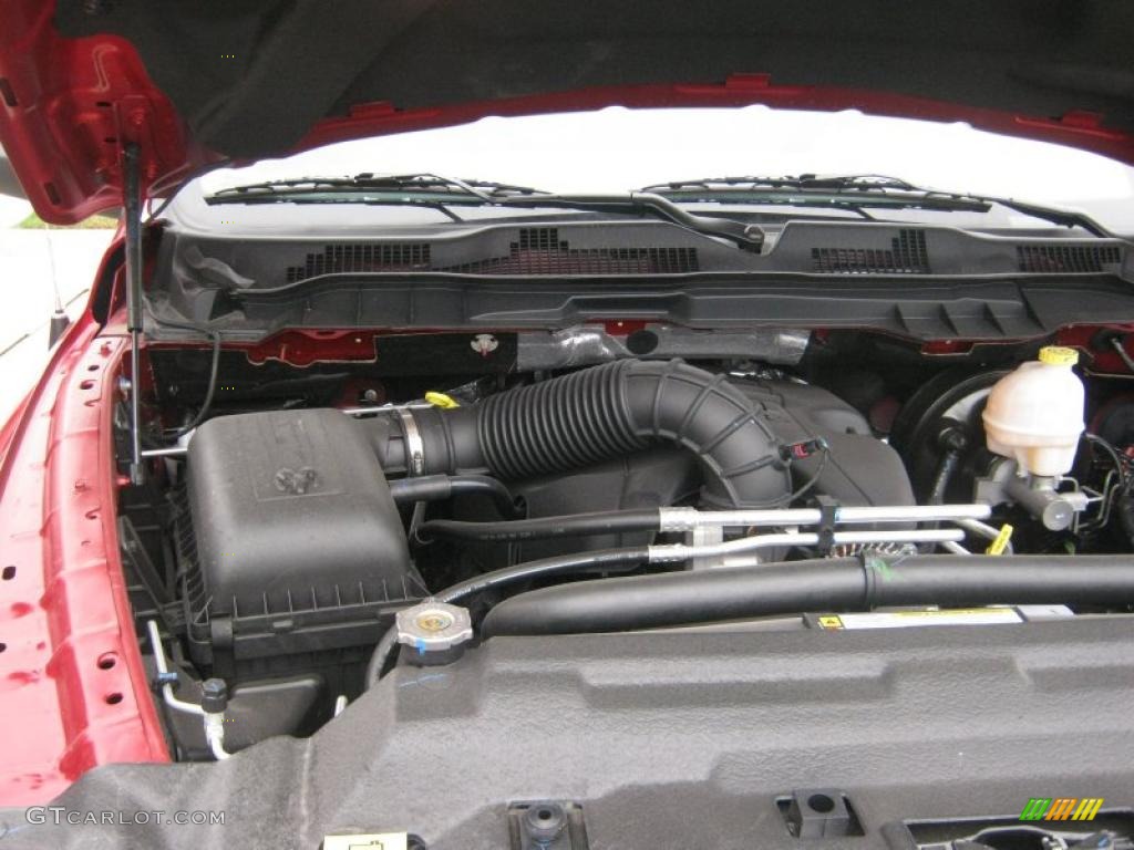 2010 Dodge Ram 2500 Big Horn Edition Mega Cab 4x4 5.7 Liter HEMI OHV 16-Valve VVT V8 Engine Photo #39063349