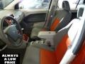 Pastel Slate Gray/Orange 2007 Dodge Caliber SXT Interior