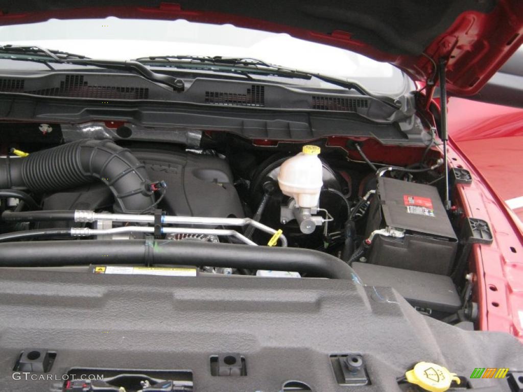 2010 Dodge Ram 2500 Big Horn Edition Mega Cab 4x4 5.7 Liter HEMI OHV 16-Valve VVT V8 Engine Photo #39063367