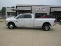 2010 Bright White Dodge Ram 3500 SLT Crew Cab 4x4 Dually  photo #2