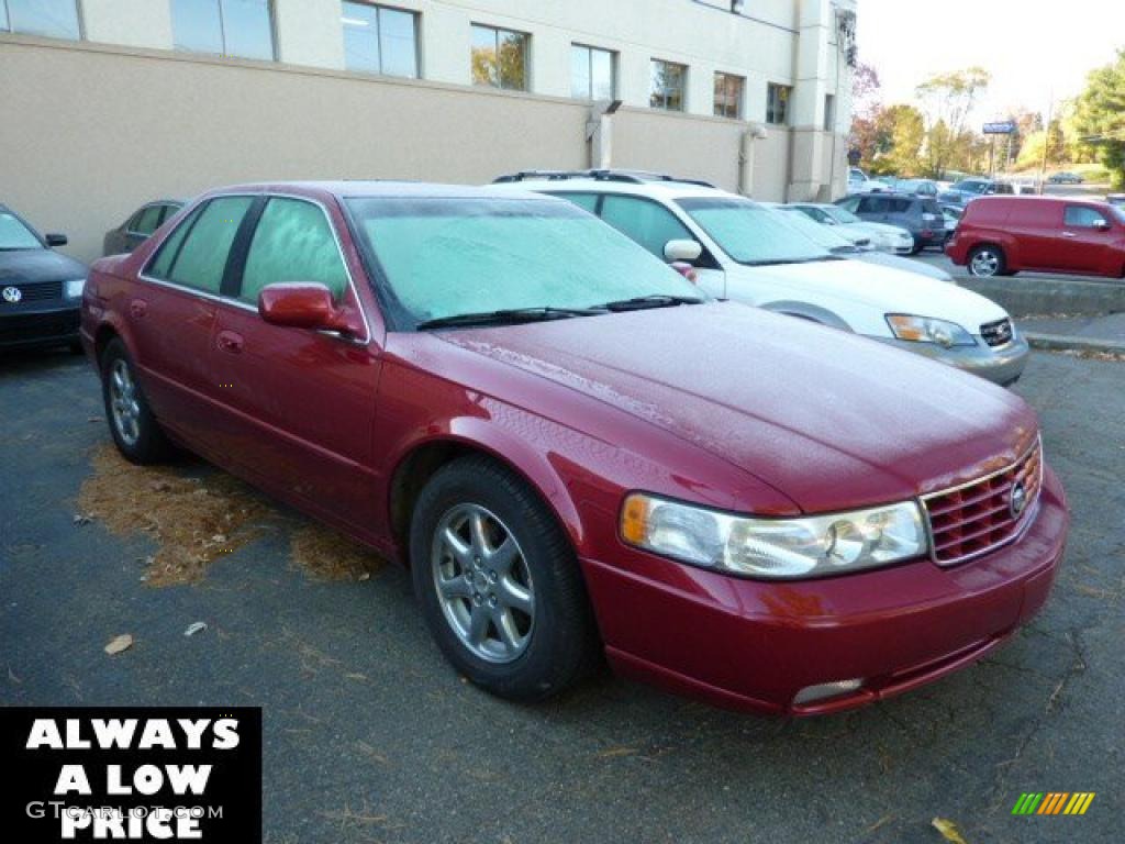 2000 Seville STS - Crimson Pearl / Neutral Shale photo #1