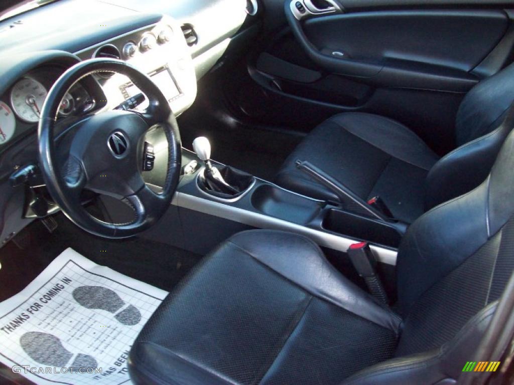 Ebony Interior 2004 Acura RSX Type S Sports Coupe Photo #39064883
