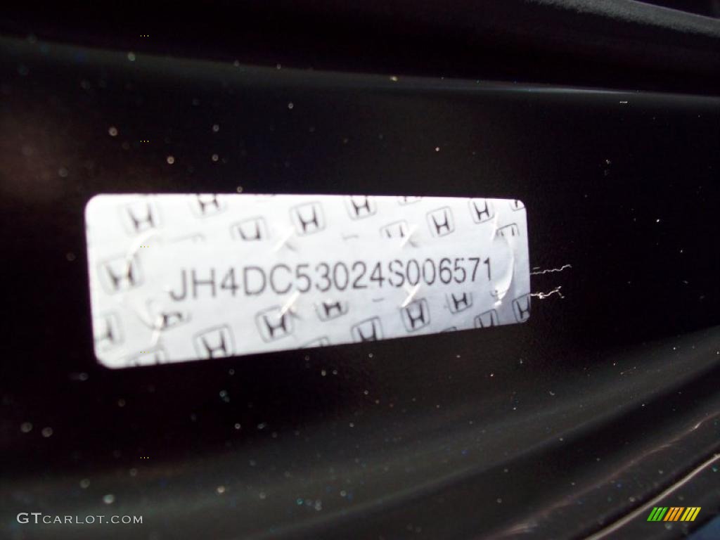 2004 RSX Type S Sports Coupe - Nighthawk Black Pearl / Ebony photo #16