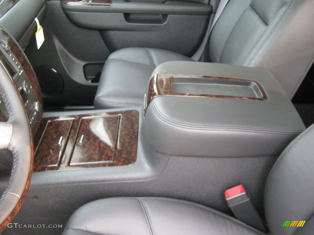 Ebony Interior 2011 GMC Sierra 2500HD Denali Crew Cab 4x4 Photo #39065247