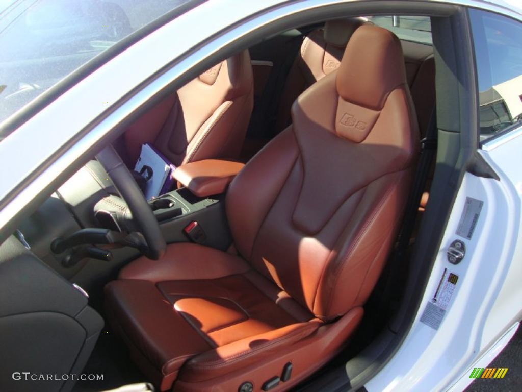 Tuscan Brown Interior 2008 Audi S5 4.2 quattro Photo #39066275