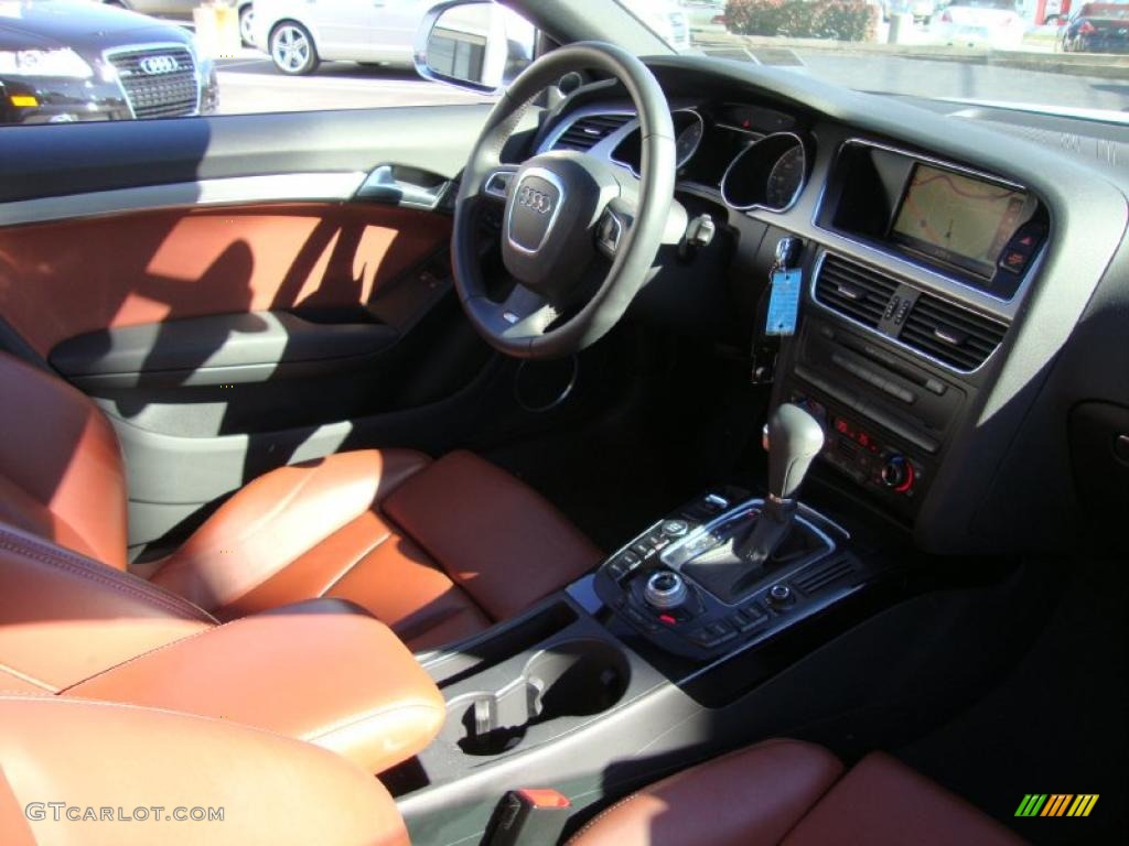 Tuscan Brown Interior 2008 Audi S5 4.2 quattro Photo #39066307