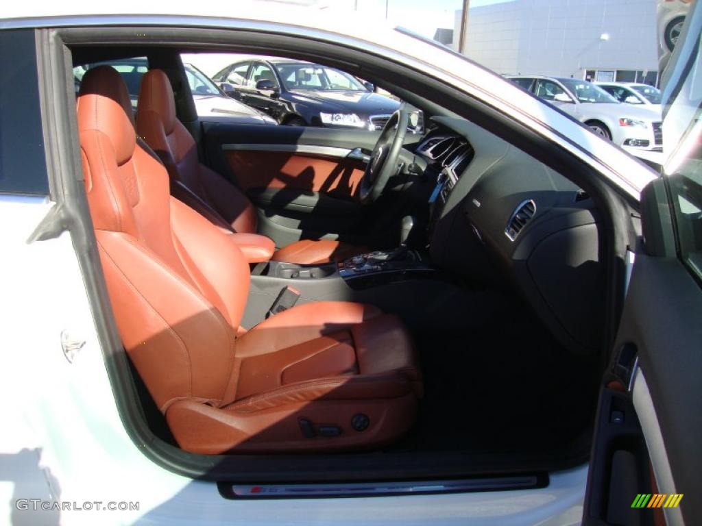 Tuscan Brown Interior 2008 Audi S5 4.2 quattro Photo #39066323