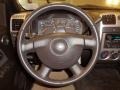 Ebony 2009 Chevrolet Colorado LT Crew Cab Steering Wheel