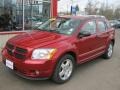 Inferno Red Crystal Pearl 2007 Dodge Caliber SXT Exterior