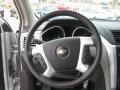 Light Gray/Ebony 2009 Chevrolet Traverse LTZ Steering Wheel