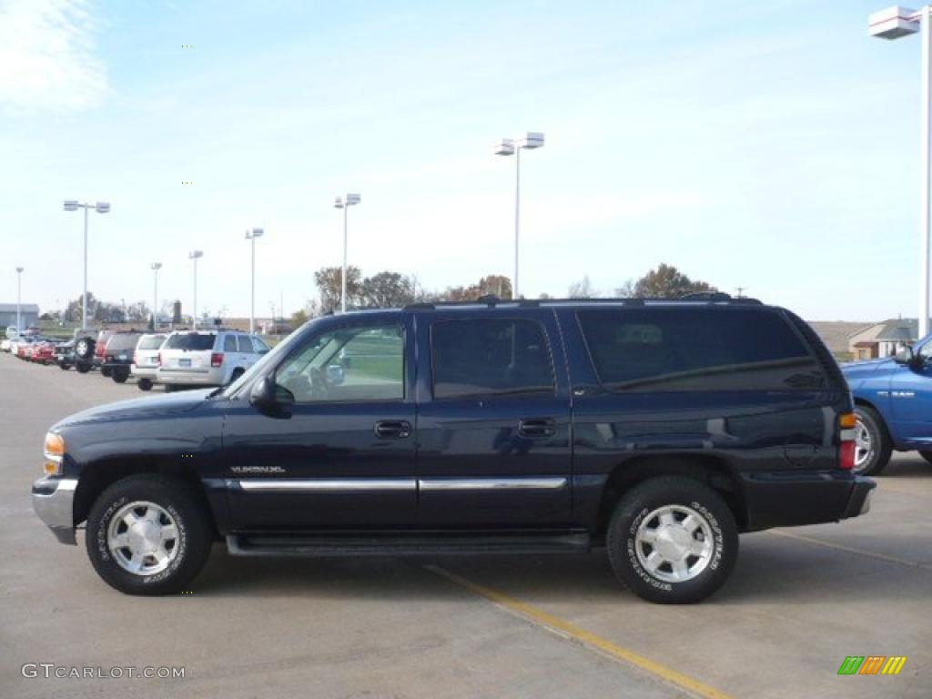 2004 Yukon XL 1500 SLT 4x4 - Deep Blue Metallic / Neutral/Shale photo #9