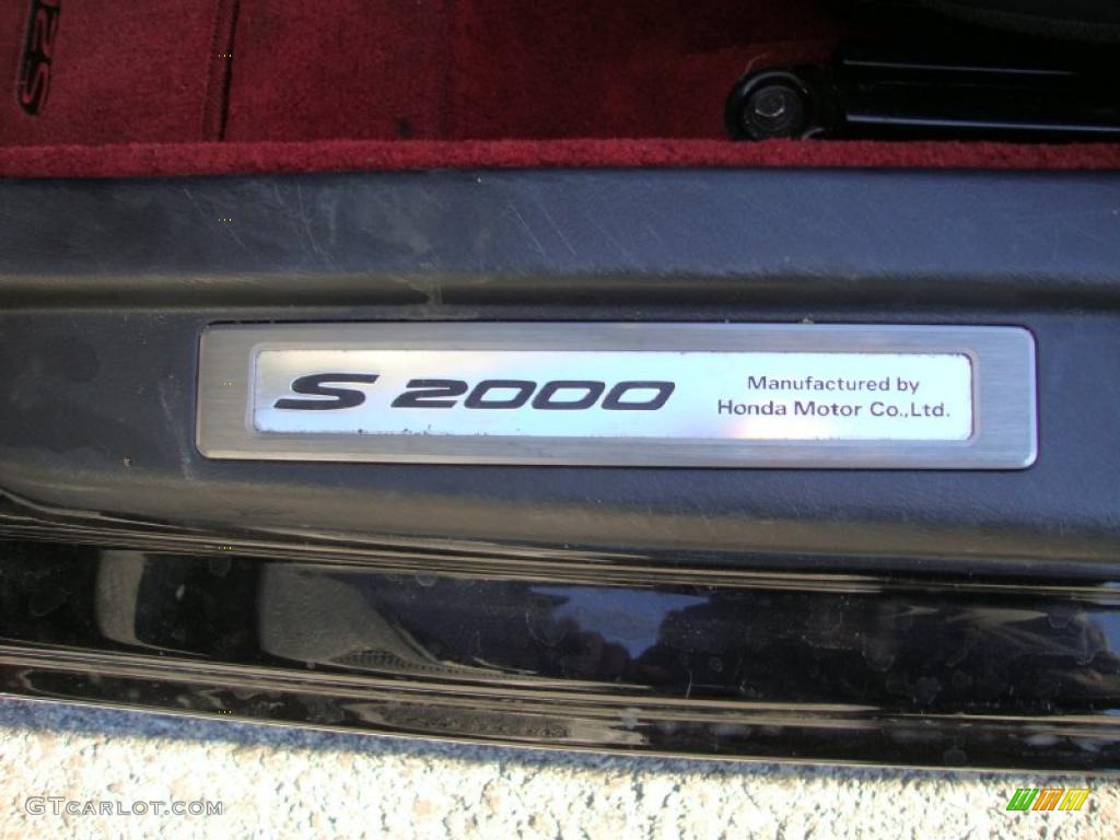 2008 S2000 Roadster - Berlina Black / Red photo #16