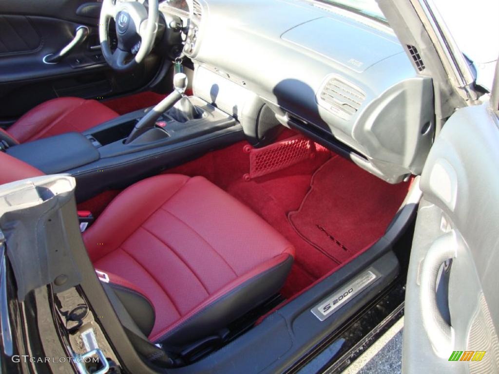 Red Interior 2008 Honda S2000 Roadster Photo #39068488