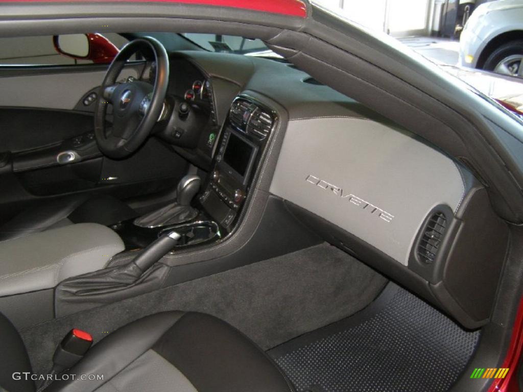 2010 Chevrolet Corvette Grand Sport Coupe Titanium Gray Dashboard Photo #39069099