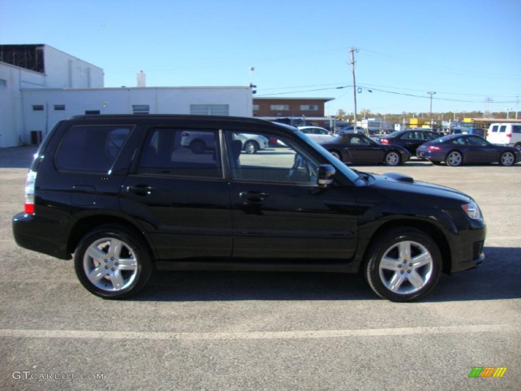 2007 Forester 2.5 XT Sports - Obsidian Black Pearl / Anthracite Black photo #7
