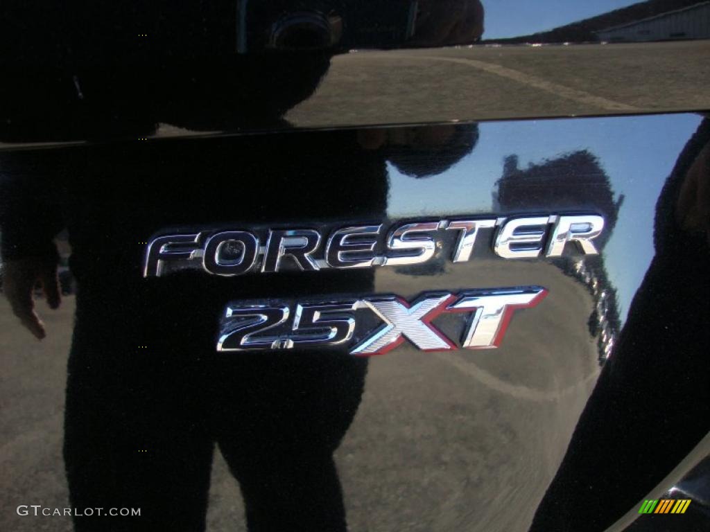 2007 Forester 2.5 XT Sports - Obsidian Black Pearl / Anthracite Black photo #31