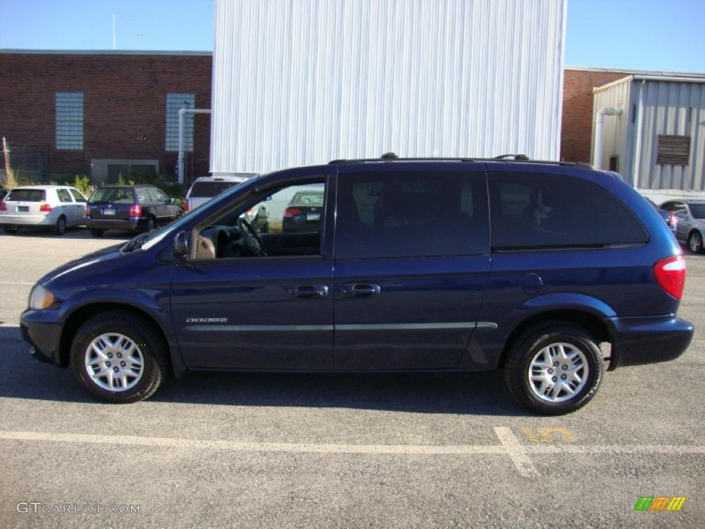 Patriot Blue Pearlcoat 2001 Dodge Grand Caravan Sport Exterior Photo #39070823
