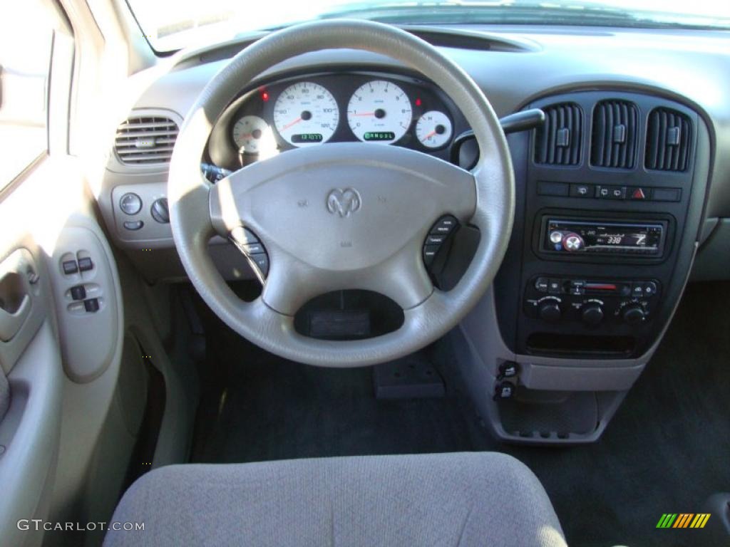 2001 Dodge Grand Caravan Sport Sandstone Steering Wheel Photo #39071046