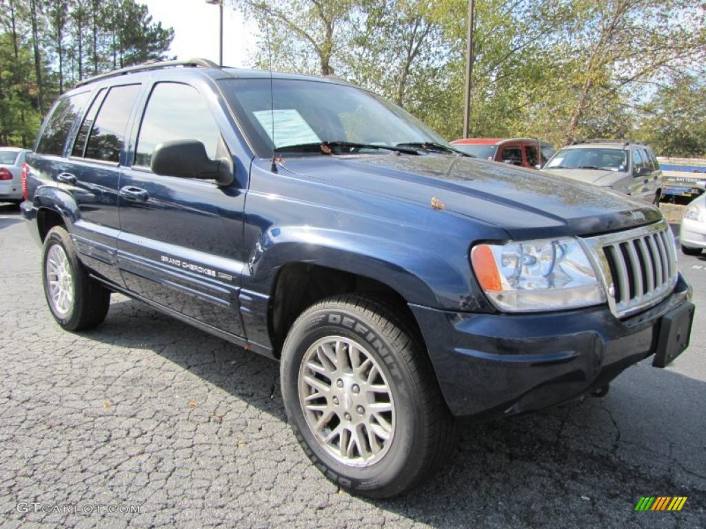 Midnight Blue Pearl 2004 Jeep Grand Cherokee Limited 4x4 Exterior Photo #39073075