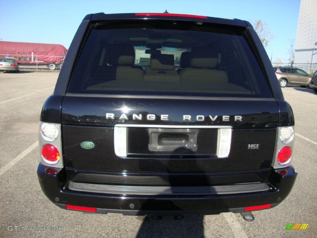 2007 Range Rover HSE - Java Black Pearl / Sand/Jet photo #9