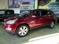 2011 Red Jewel Metallic Chevrolet Traverse LT AWD  photo #3