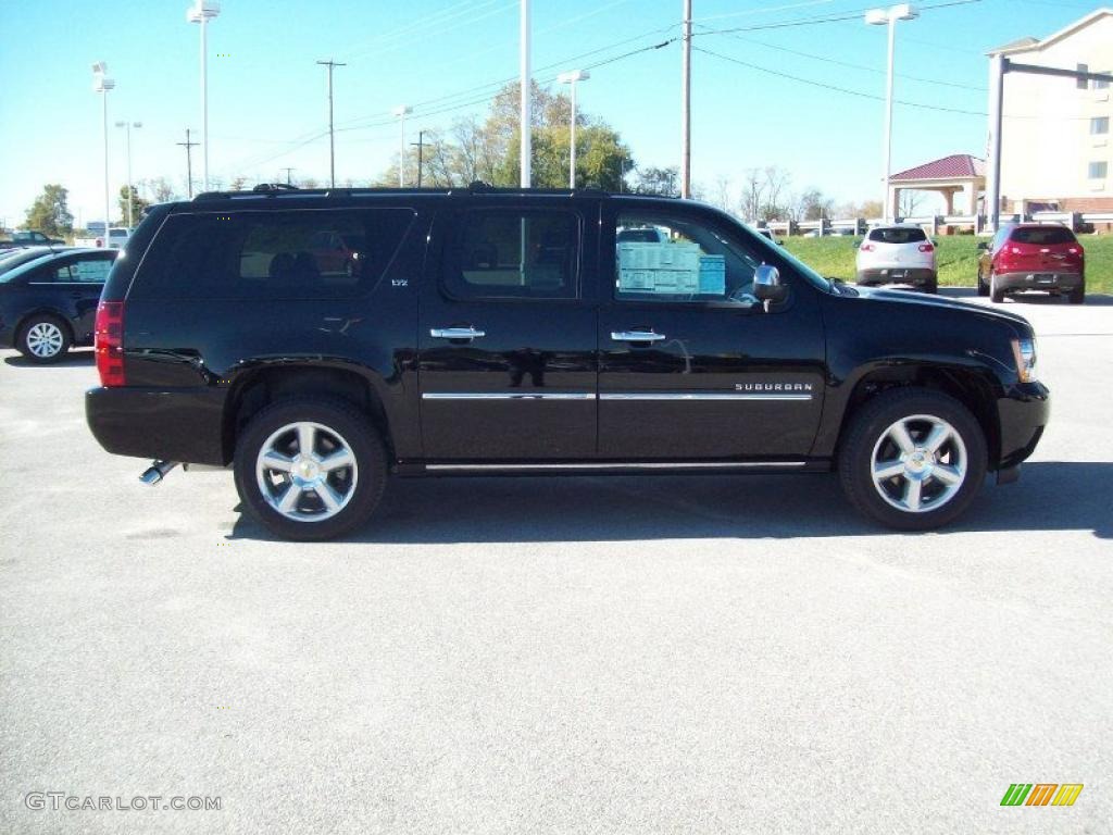 Black 2011 Chevrolet Suburban LTZ 4x4 Exterior Photo #39073439