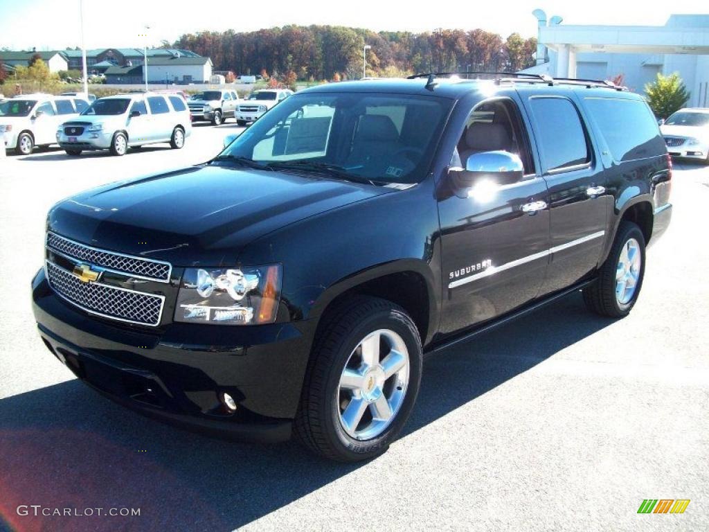 Black 2011 Chevrolet Suburban LTZ 4x4 Exterior Photo #39073547