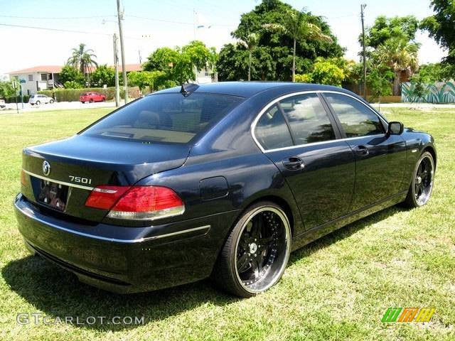 2006 7 Series 750i Sedan - Monaco Blue Metallic / Dark Beige/Beige III photo #4