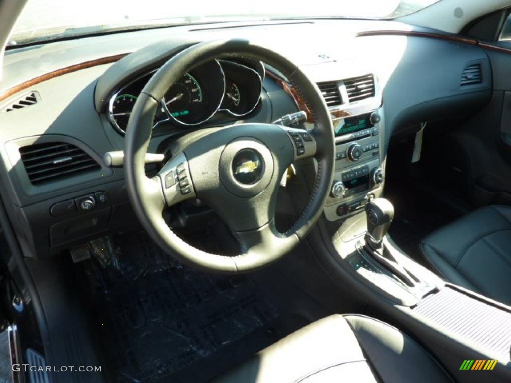 2011 Chevrolet Malibu LTZ Ebony Dashboard Photo #39073871