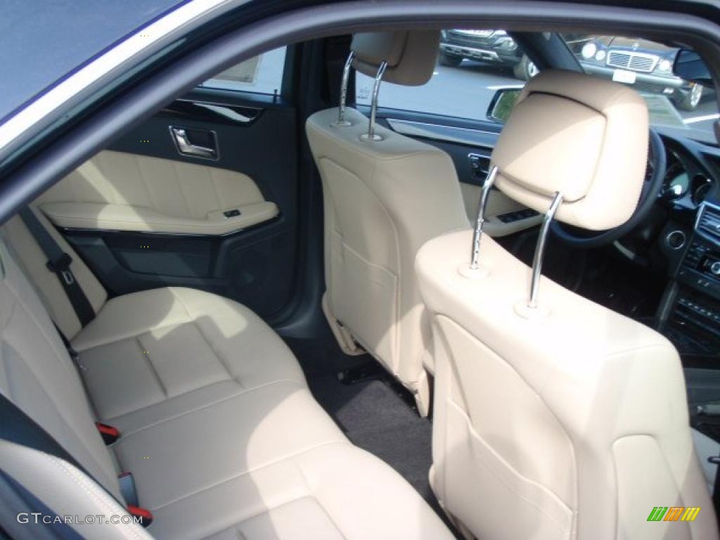 Ash/Black Interior 2011 Mercedes-Benz E 350 Sedan Photo #39074063