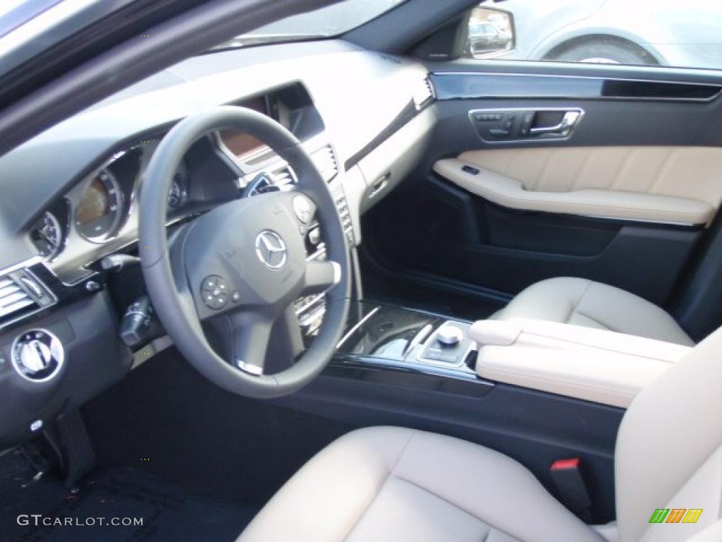 Ash/Black Interior 2011 Mercedes-Benz E 350 Sedan Photo #39074127