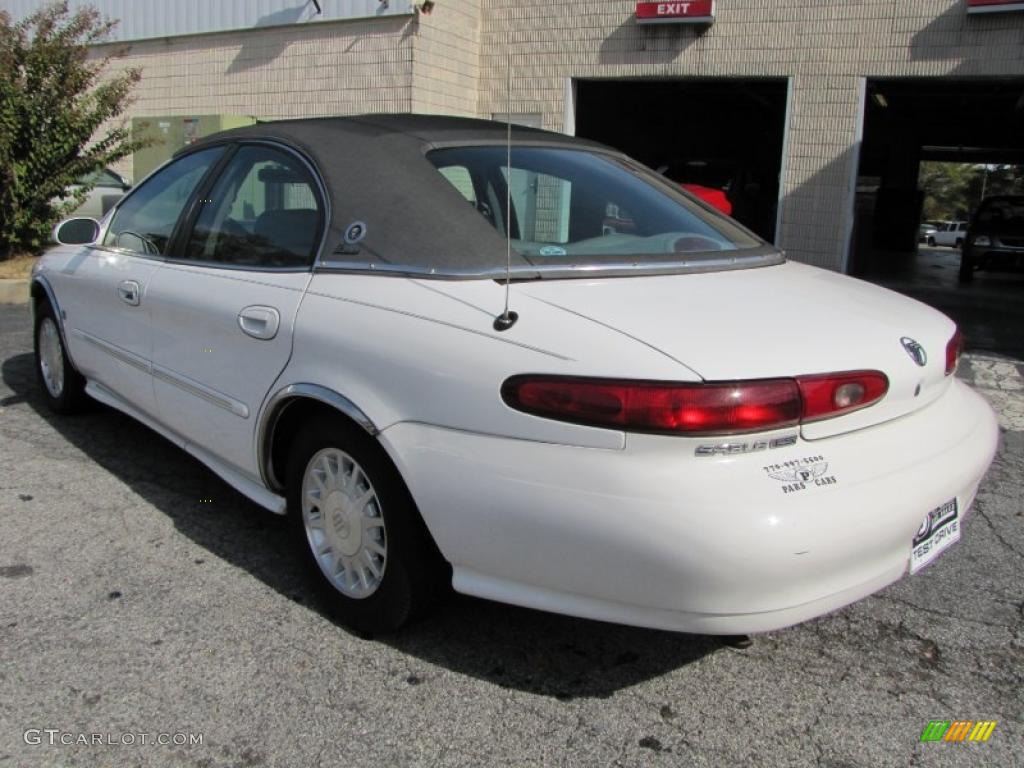 1999 Sable LS Sedan - Vibrant White / Medium Graphite photo #2