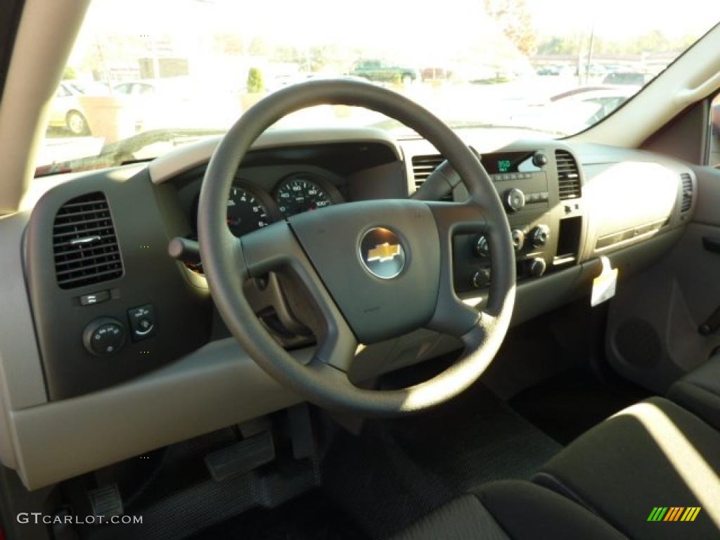 2011 Chevrolet Silverado 1500 Regular Cab Dark Titanium Dashboard Photo #39074195