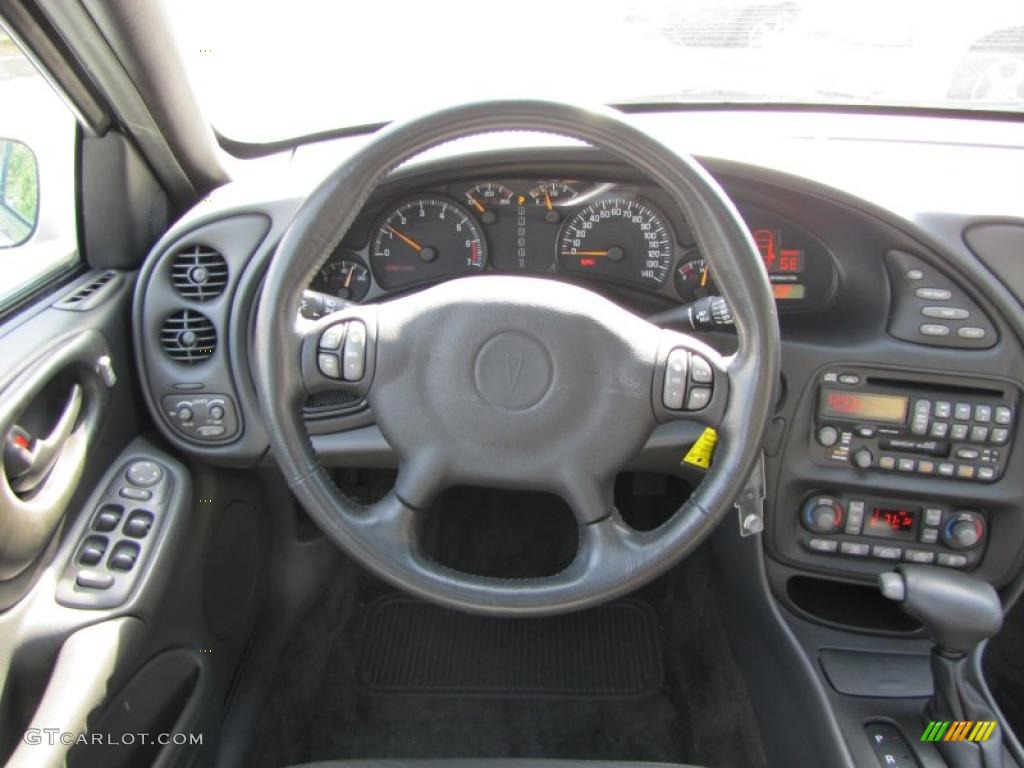 2000 Pontiac Bonneville SLE Dark Pewter Steering Wheel Photo #39075375