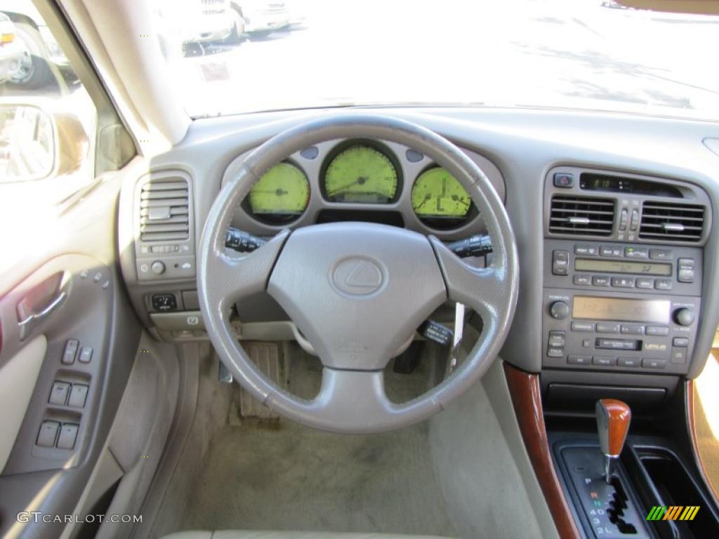 1998 Lexus GS 300 Ivory Steering Wheel Photo #39075595