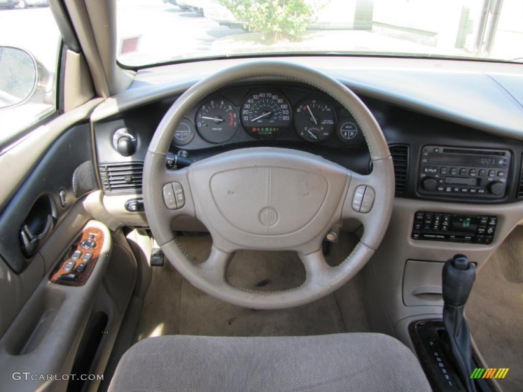 2004 Buick Regal LS Taupe Steering Wheel Photo #39075819