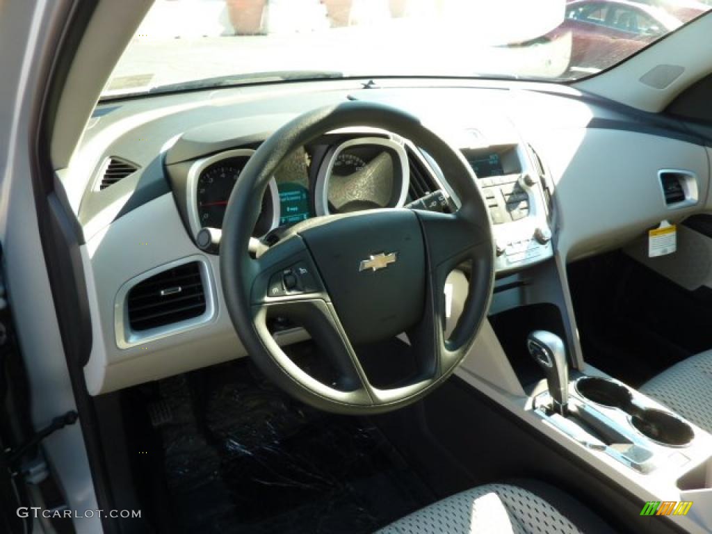 Light Titanium/Jet Black Interior 2011 Chevrolet Equinox LS AWD Photo #39076383