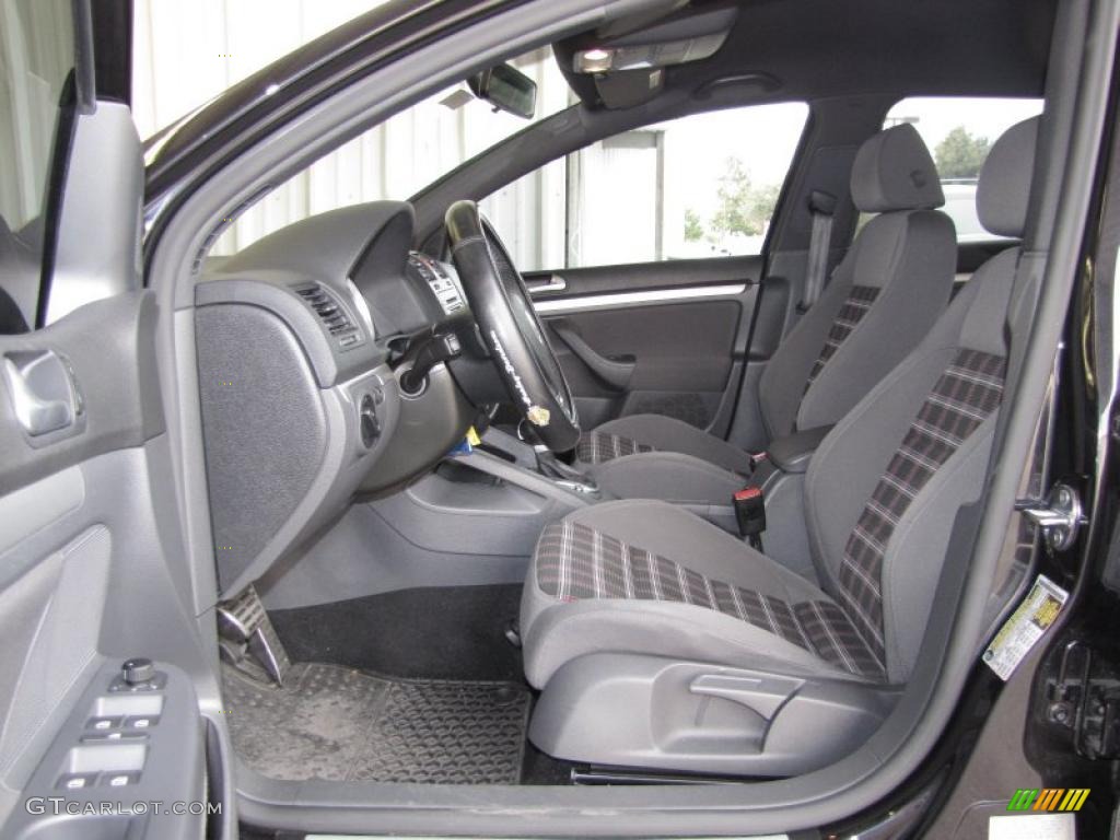 Interlagos Plaid Cloth Interior 2008 Volkswagen GTI 4 Door Photo #39076827