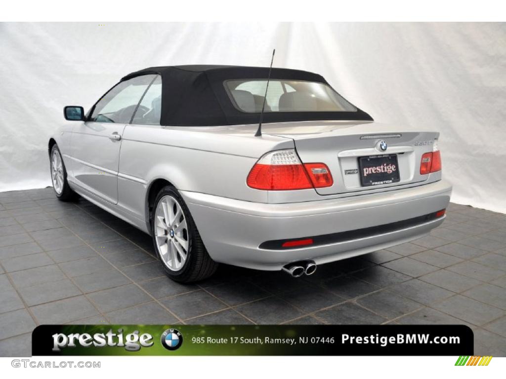 2006 3 Series 330i Convertible - Titanium Silver Metallic / Grey photo #4