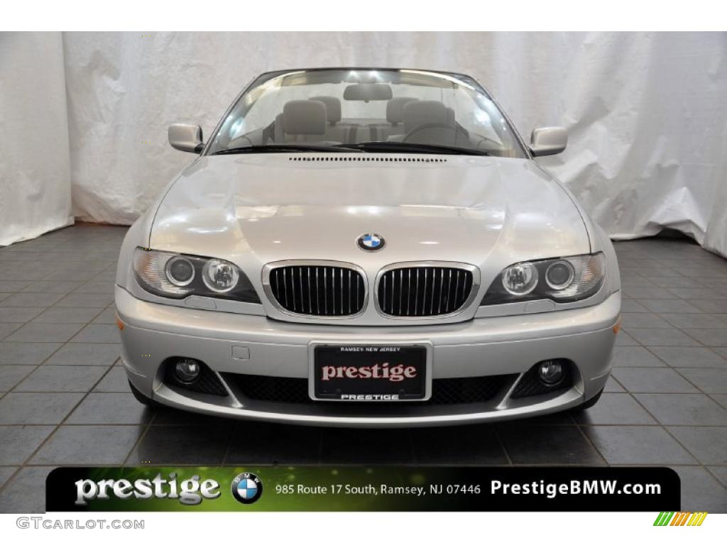 2006 3 Series 330i Convertible - Titanium Silver Metallic / Grey photo #6