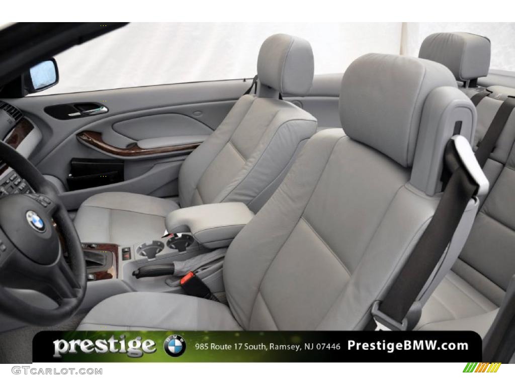 2006 3 Series 330i Convertible - Titanium Silver Metallic / Grey photo #10