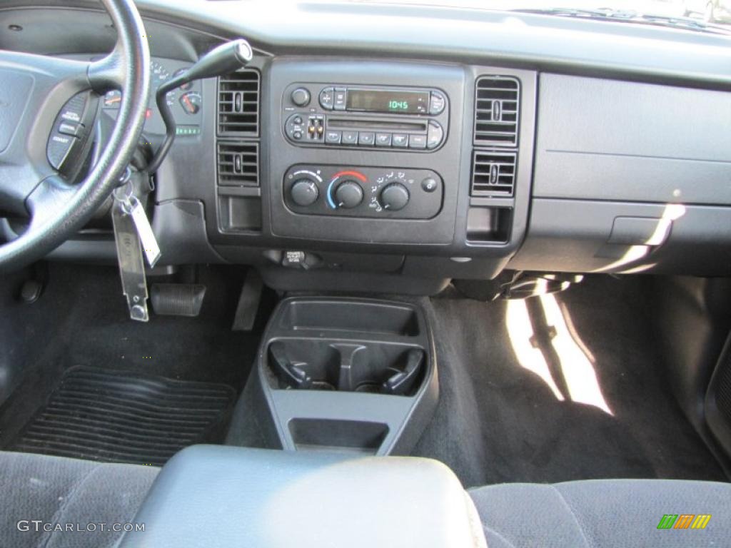 2001 Dodge Dakota SLT Quad Cab Dark Slate Gray Dashboard Photo #39077067